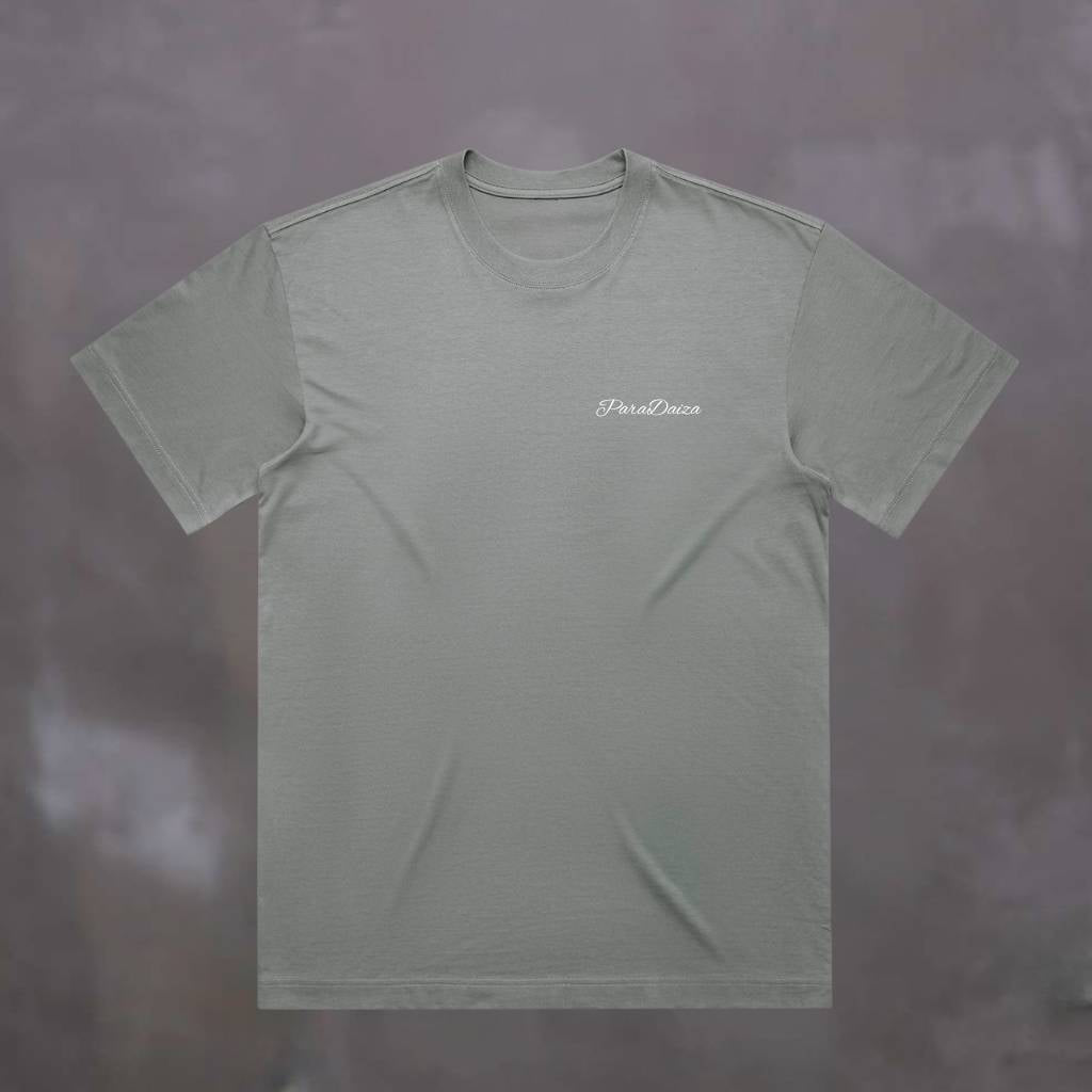 paradaiza box tee in grey 