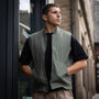 Canvas Worker Vest | Khaki