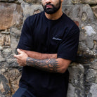 Black PARADAIZA  t-shirt with a logo 