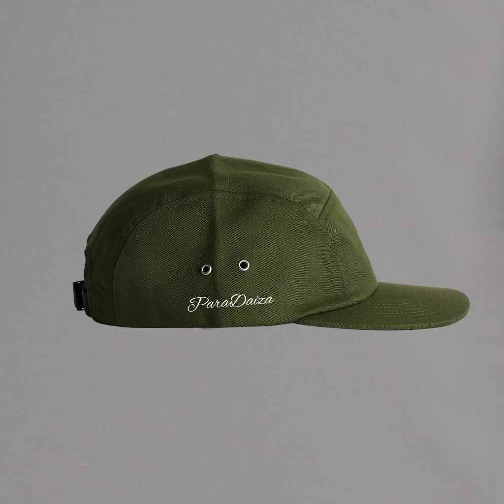 paradaiza core five panel khaki cap