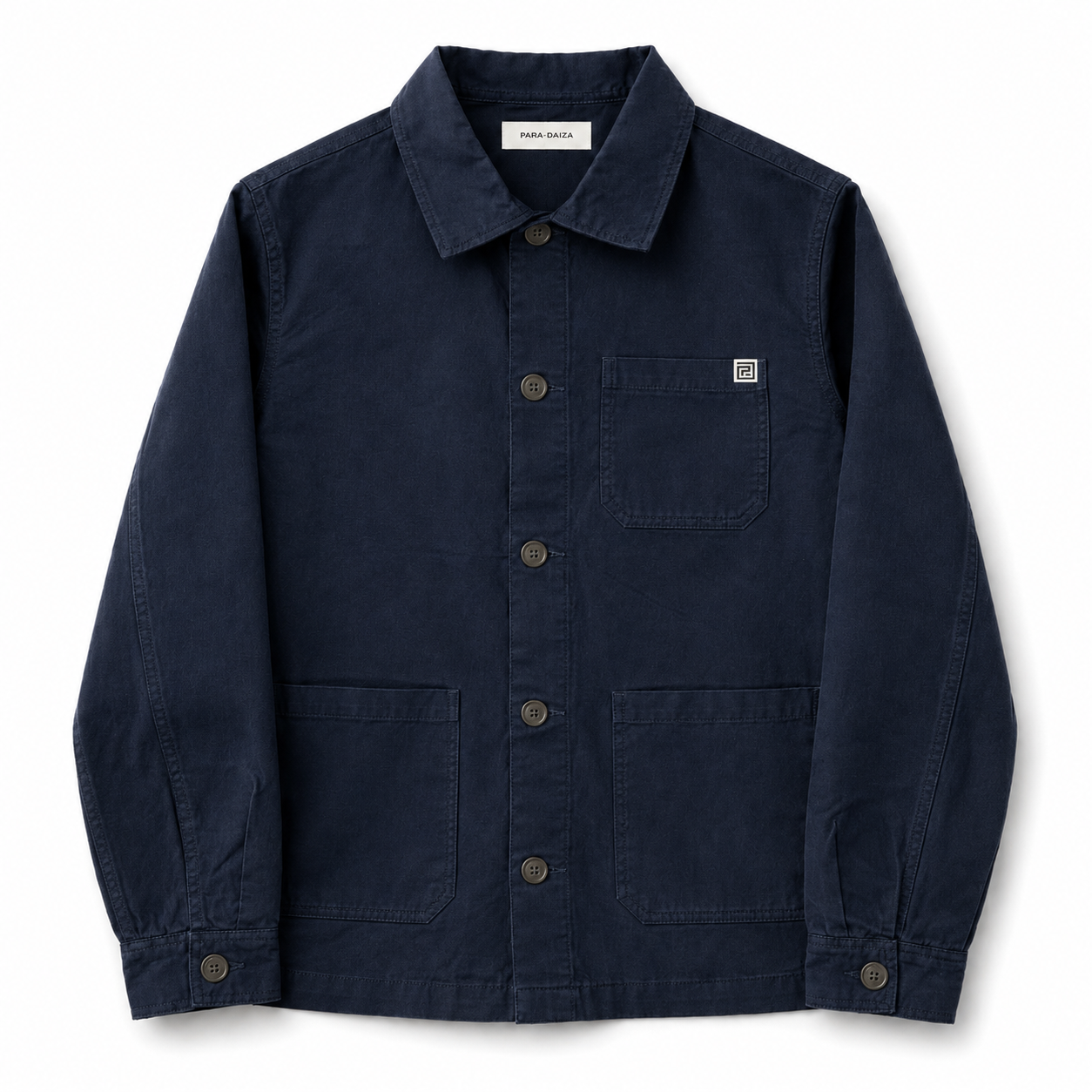 navy Paradaiza worker jacket front shot
