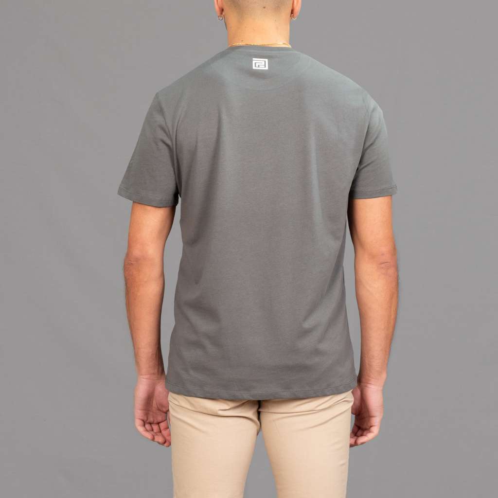 Basic Crewneck T-Shirt|Grey - Paradaiza