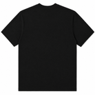 Black t-shirt on a white background