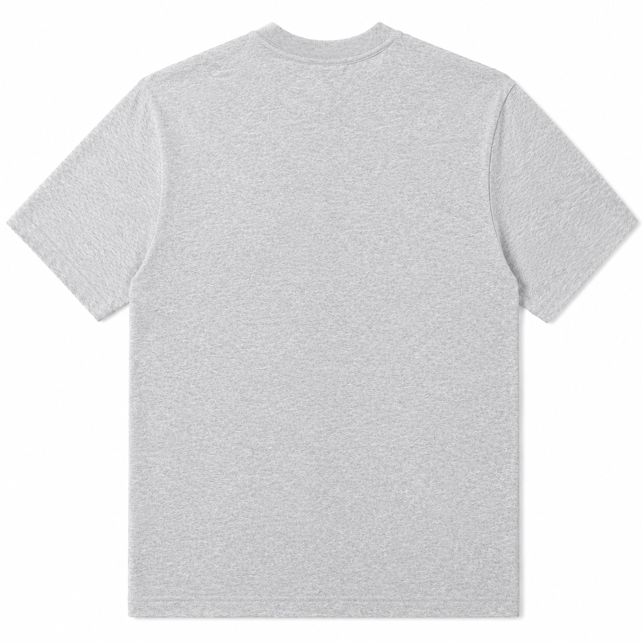 Grey t-shirt on a white background