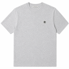 Grey t-shirt with a paradaiza small logo on a white background