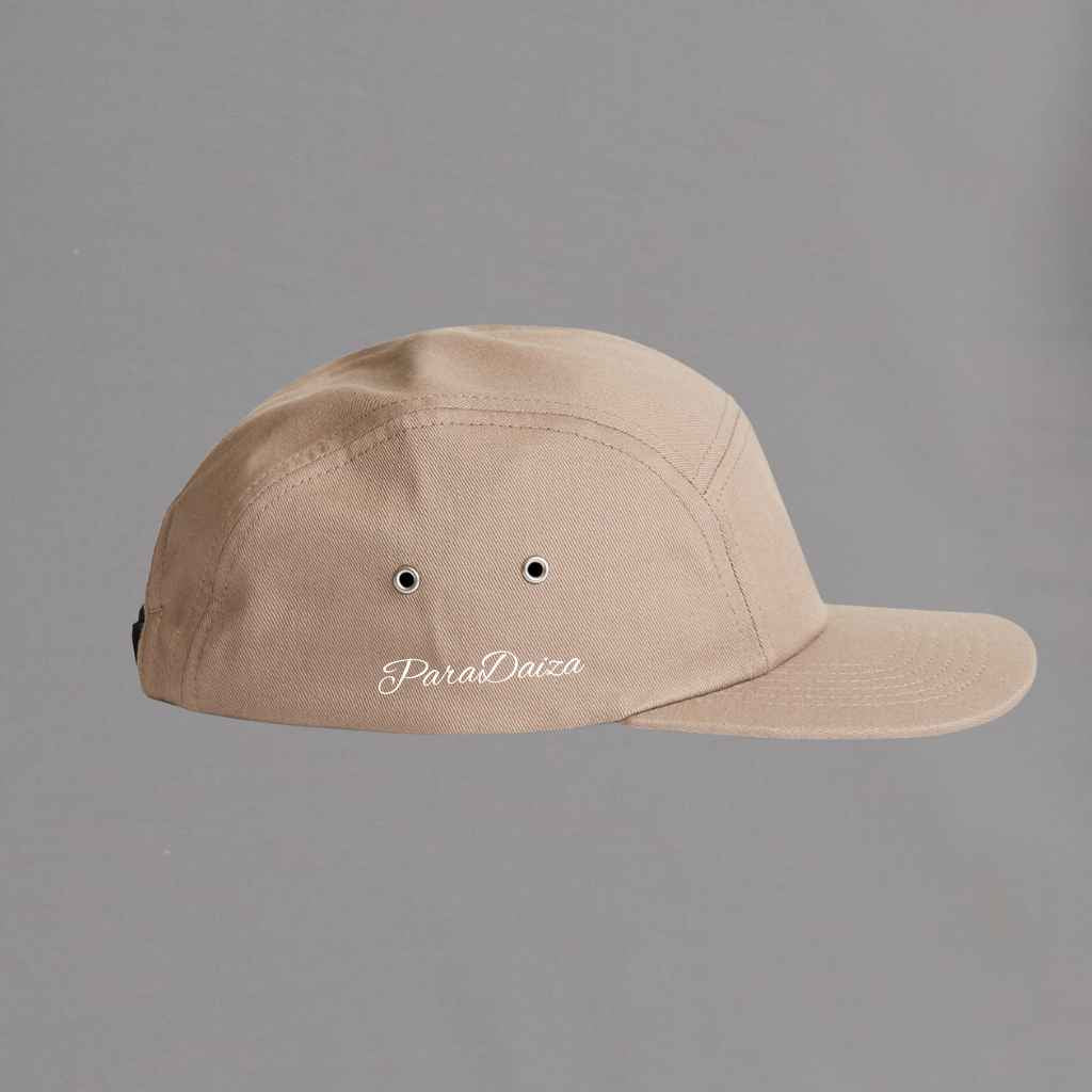 paradaiza 5 panel tan cap 