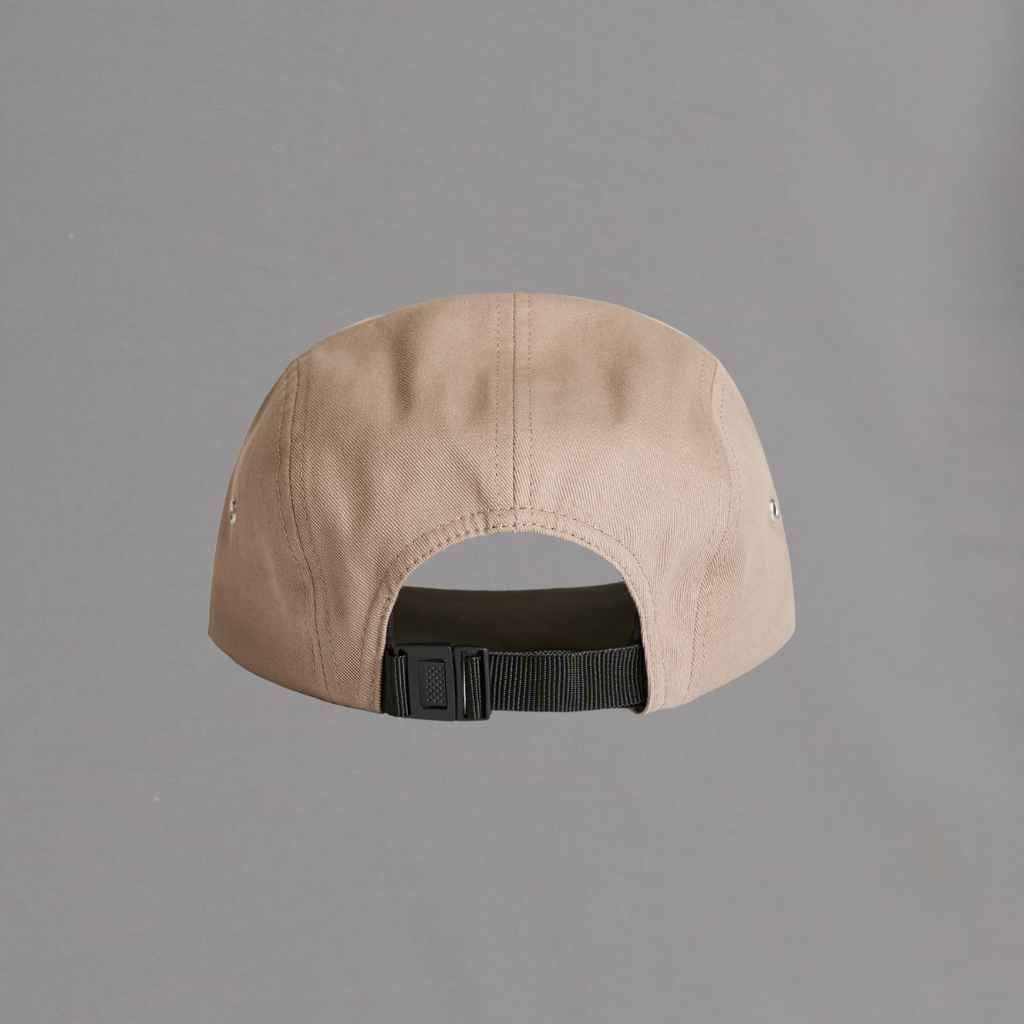 paradaiza 5 panel tan cap