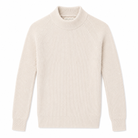 Paradaiza Beige ribbed sweater on a white background