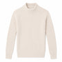 Mock Neck Fisherman Knit | Beige