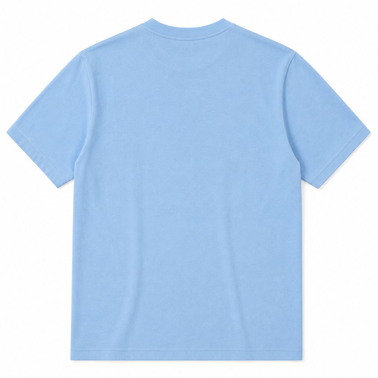 Paradaiza  blue t-shirt with a small logo on a white background