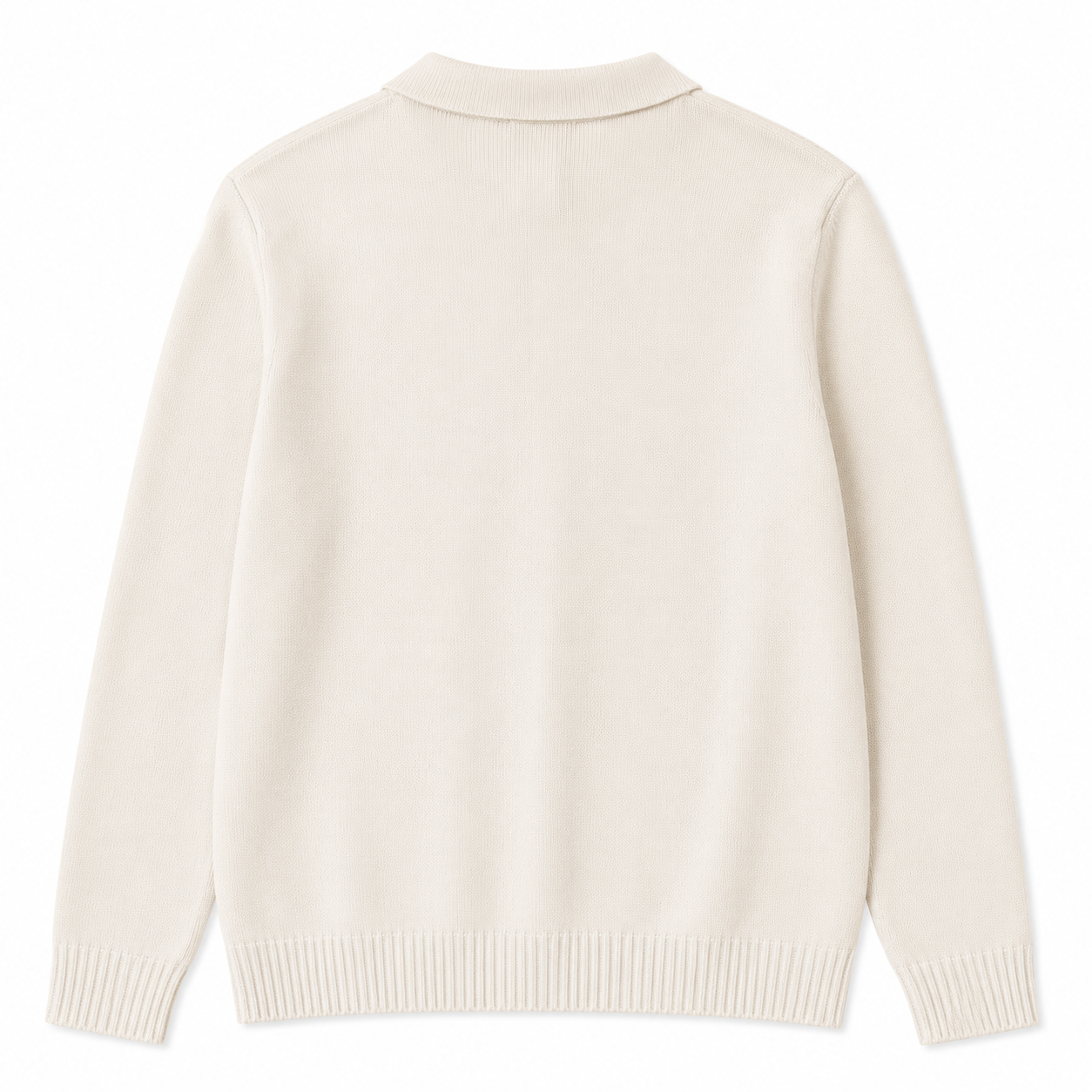 Paradaiza ivory sweater on a white background