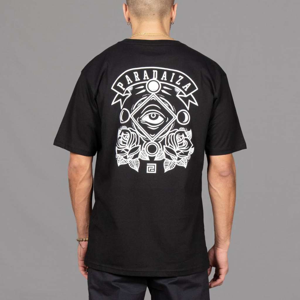 Oversized Third Eye T-Shirt|Black - Paradaiza
