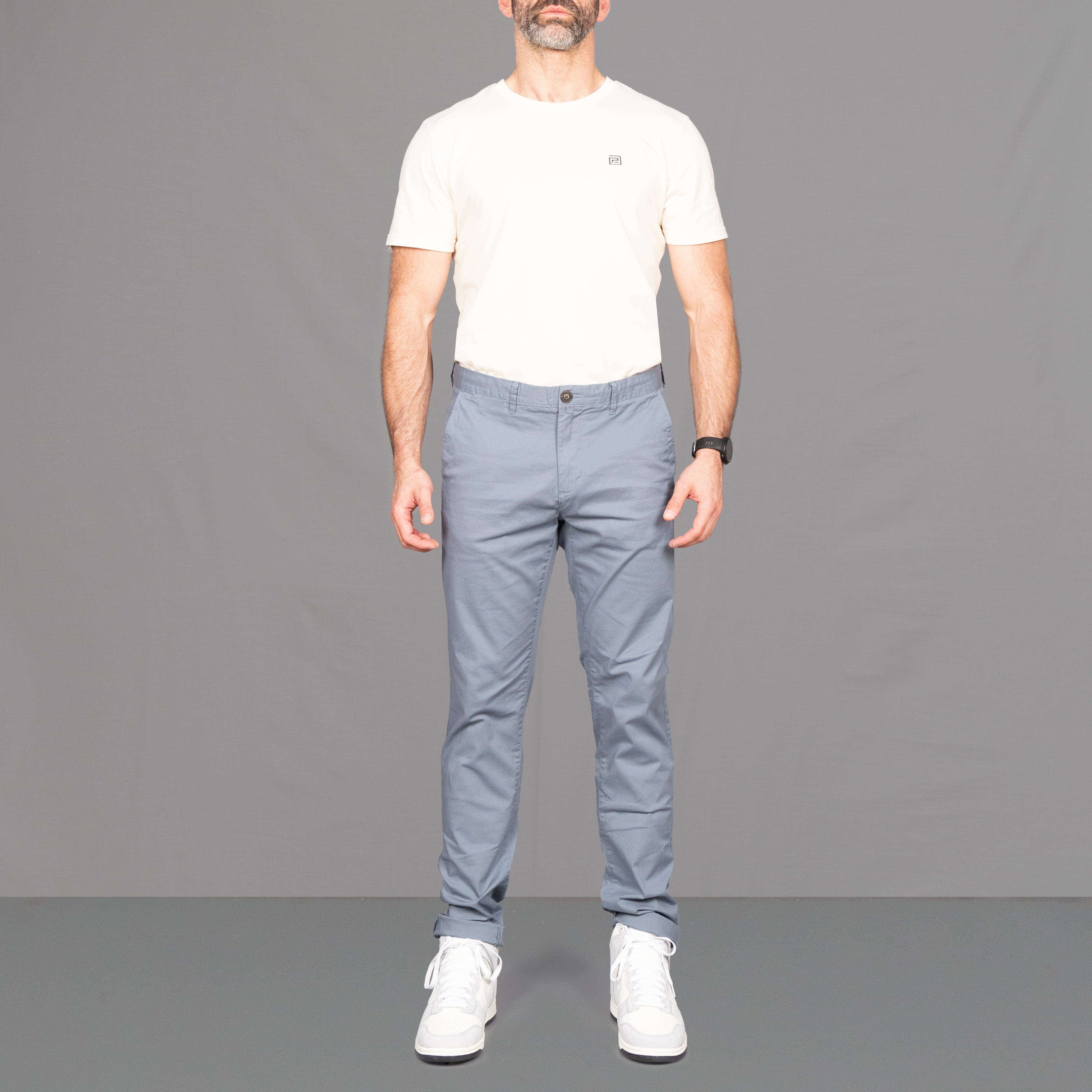 Grey Super flex chino