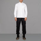 Classic Shirt with pinched chinos | White - Paradaiza