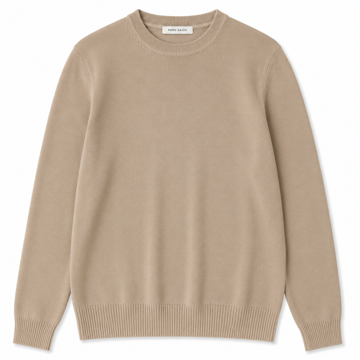 Paradaiza Beige sweater on a white background