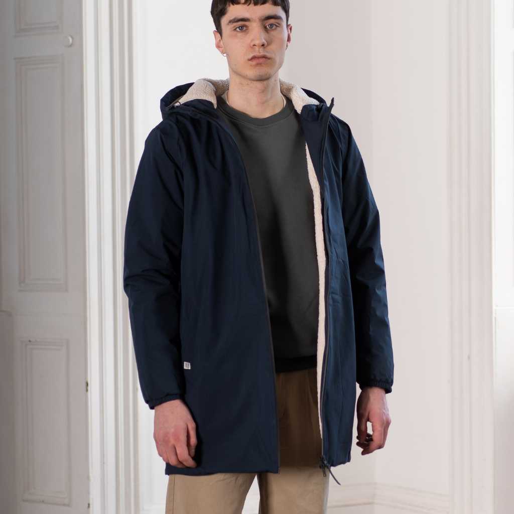 Sherpa Parka in Navy | Paradaiza – PARA-DAIZA