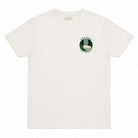 paradaiza White t-shirt with a logo on a white background