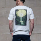 paradaiza graphic tee in white 
