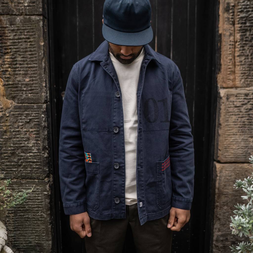 Atelier Worker Jacket in Navy | Paradaiza – PARA-DAIZA