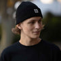 Cotton Core Beanie | Black