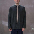 Man wearing a paradaiza khaki blazer 