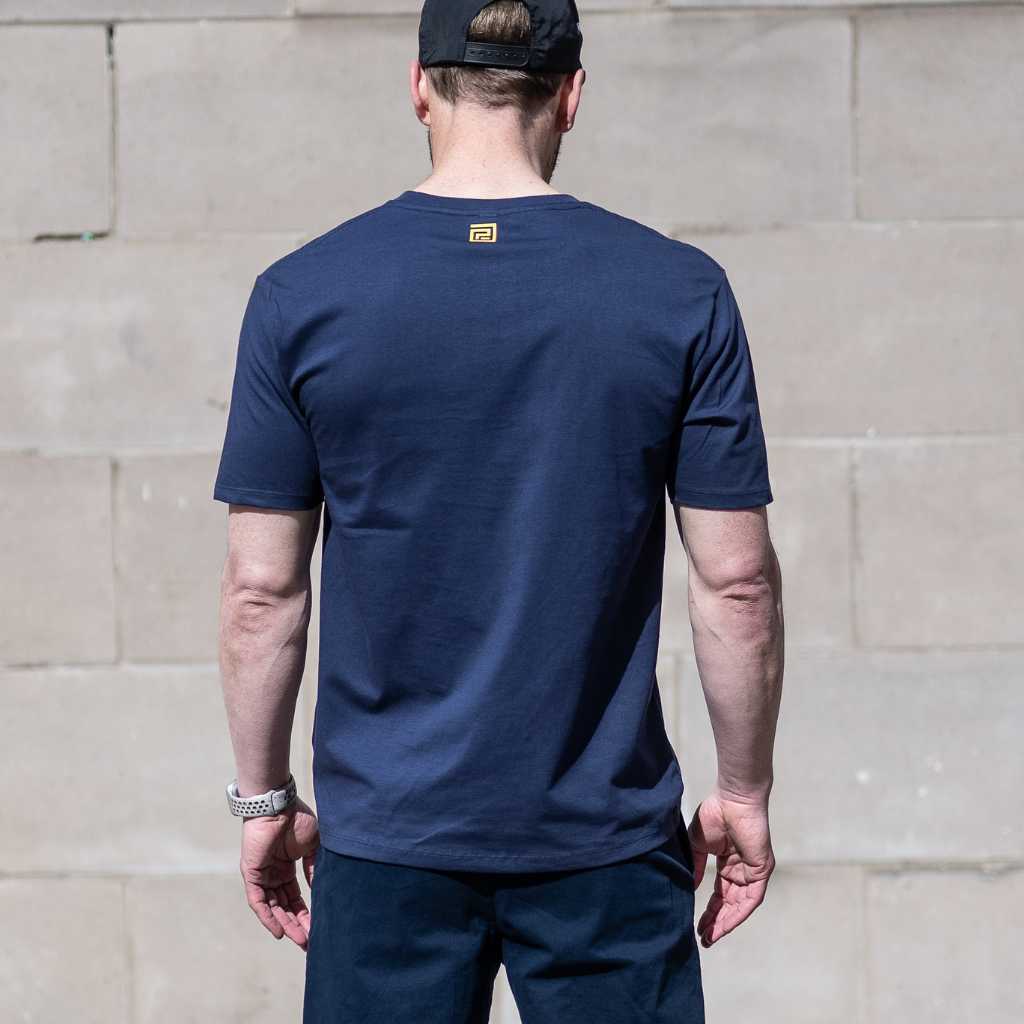 paradaiza relaxed fit tee in navy