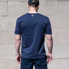 paradaiza relaxed fit tee in navy