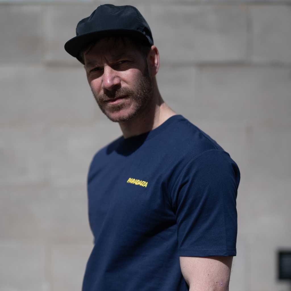 paradaiza relaxed fit tee in navy