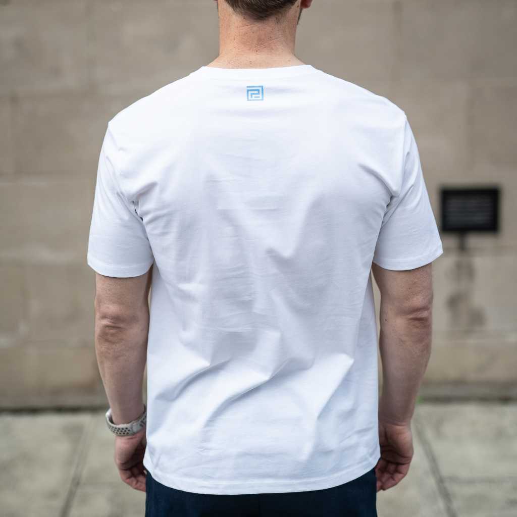 paradaiza relaxed fit tee in white 